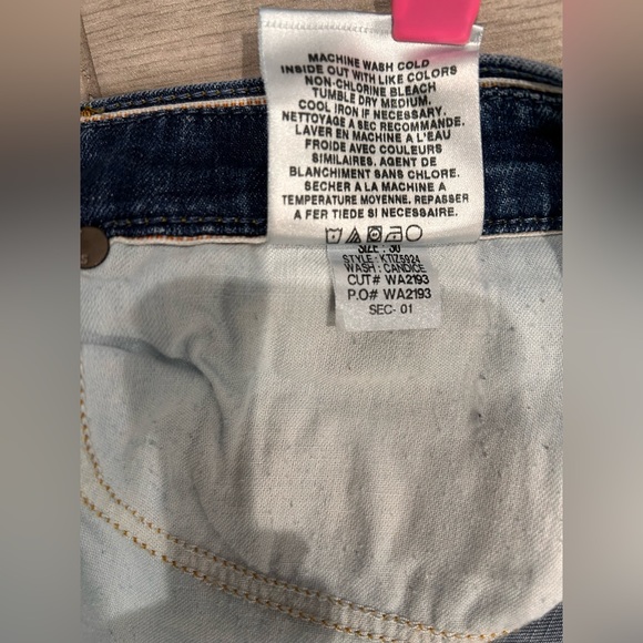 Joes Jeans straight cuffed cropped capri jeans in Candice wash size 30 - Picture 7 of 8